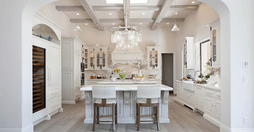 Kitchen design by Kern & Co inspired by a french villa
