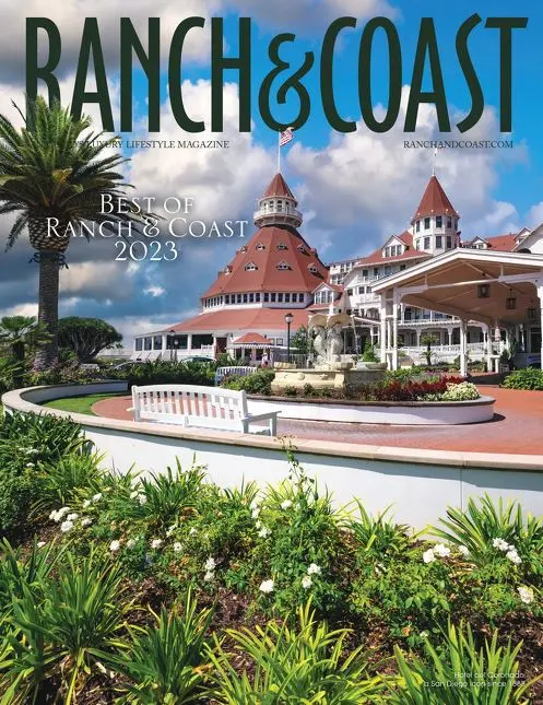 A beautifully designed dining room featured in the October 2023 issue of Ranch & Coast magazine. The room blends modern design with elegant decor, offering a glimpse into luxurious home interiors.